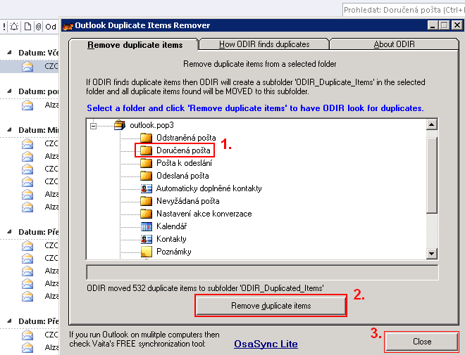 odcr outlook duplicate remover